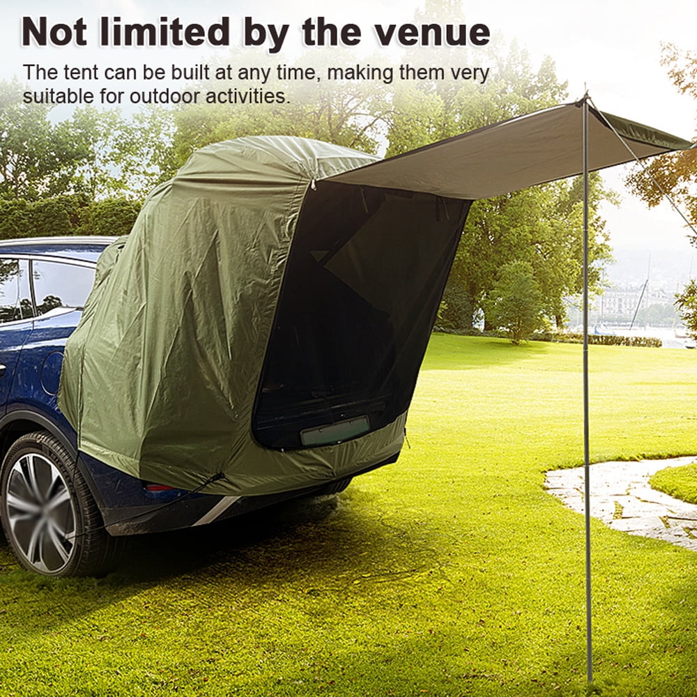 Nebublu Car Trunk Tent Camping Picnic Rear Tent with Canopy Perfect for Outdoor Activities