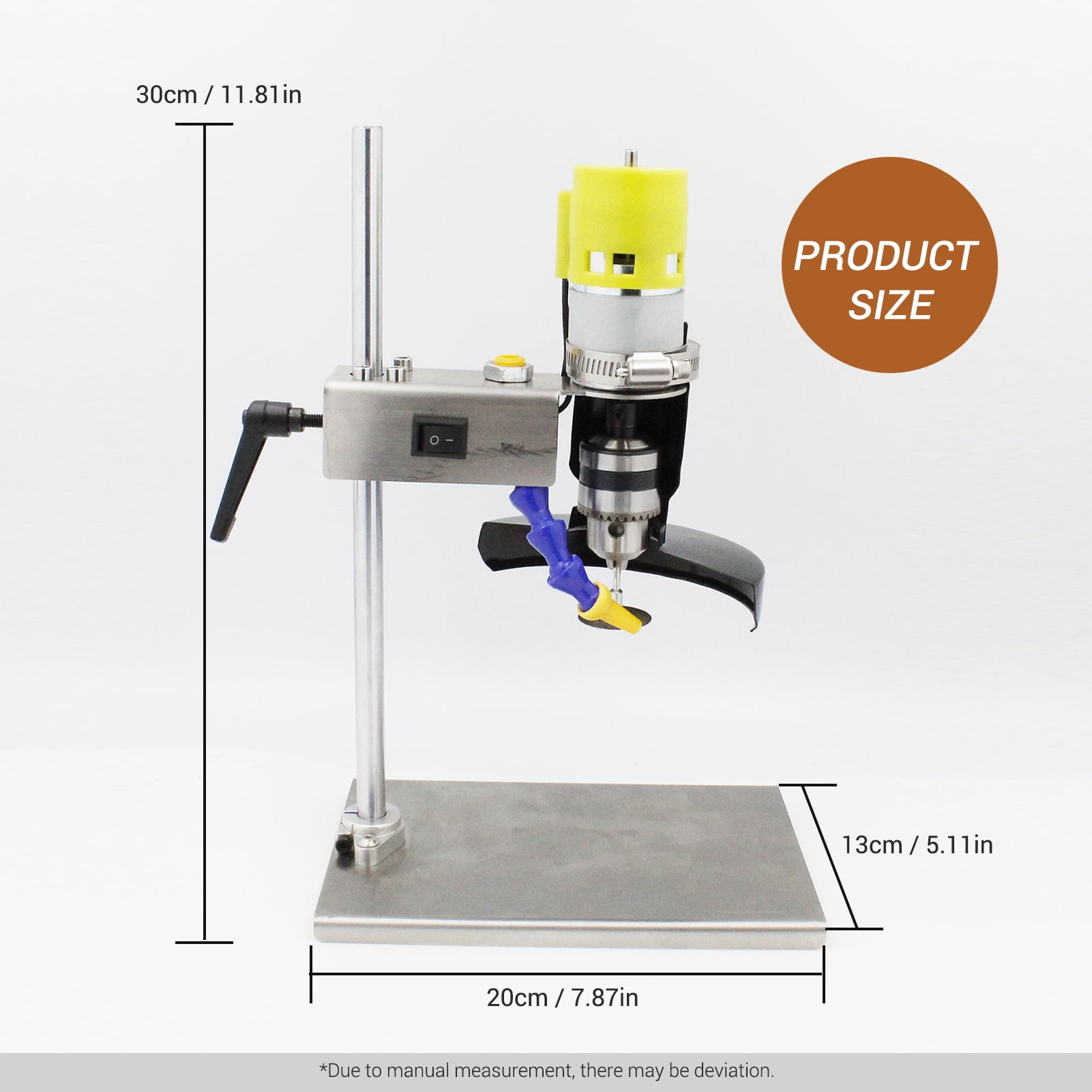 Nebublu Electric Glass Bottle Cutter Cutting Machine with 7 Variable Speeds for DIY Flowerpot Craft