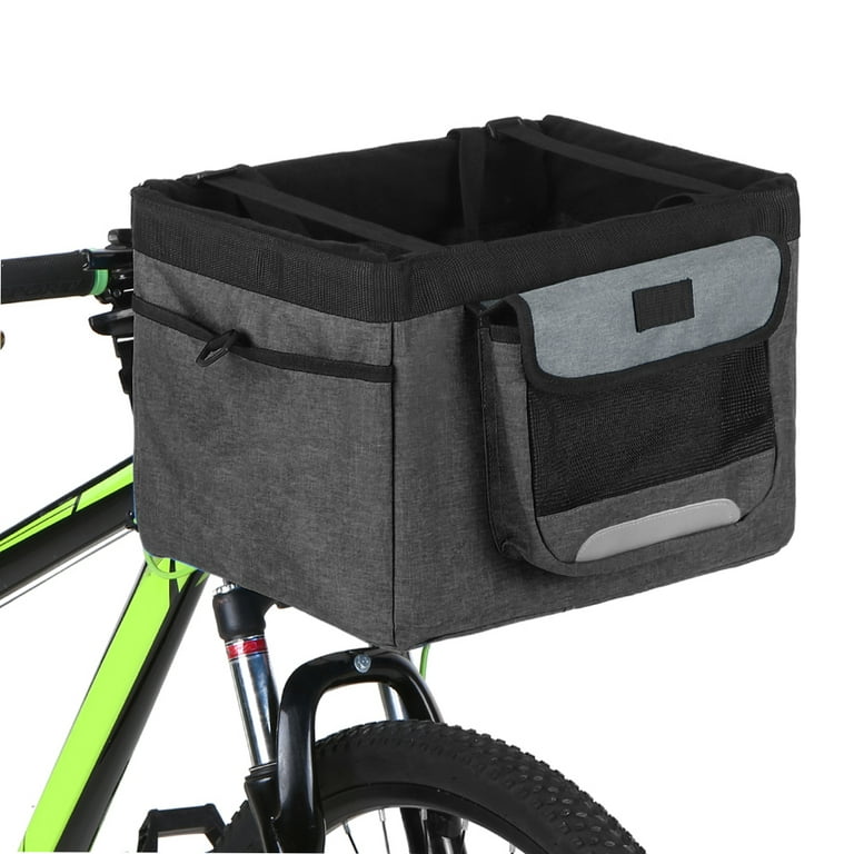 Nebublu Foldable Front Basket Removable Bike Basket Dog Cat Carrier Camping Tote Bag Convenient and Durable for Adventures Walmart