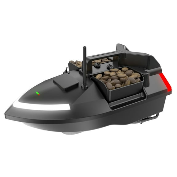 Nebublu GPS Fishing Bait Boat with Remote Control, Dual Motor Fish Finder, 2KG Loading, Night Light Turn Signal
