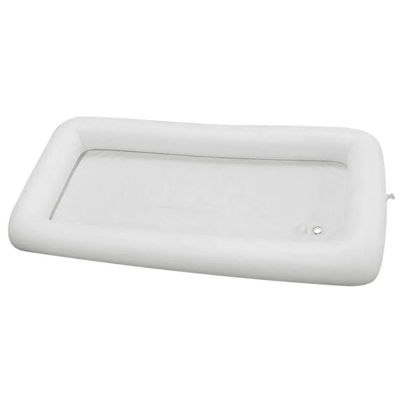 Nebublu Inflatable Cooler, Ice Serving Buffet Bar with Drain Plug, Salad Drinks Cooler Food Fruit Containers Tray, BBQ Picnic Pool Party Supplies for  Events