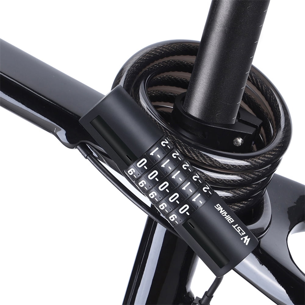 Nebublu Lock Cable High 5 Digit Resettable Combination Lock - Theft ...
