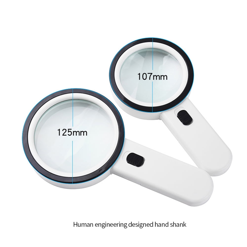 Nebublu Magnifying glasses,Definition With 12x With 12x Lamp Handheld