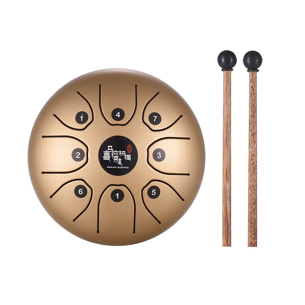 Nebublu Percussion Drum,5.5 Inch Handpan Drum With Percussion Handpan