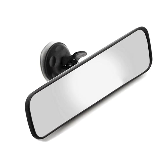 Nebublu Rear View Mirror, Universal Car Truck Mirror Interior RearView Mirror Suction Cup, 220*65mm, Wide Field of View, Anti-fog, Perfect for Day and Night Driving