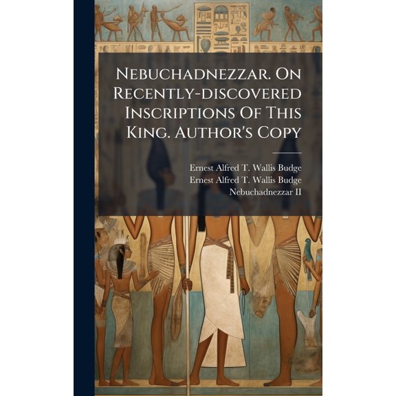 Nebuchadnezzar. On Recently-discovered Inscriptions Of This King. Author's Copy, (Hardcover)