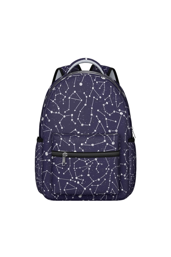 Nebula Alien Spacecraft Backpack - Waterproof & Stylish for College Students