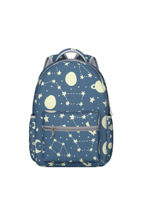 Nebula Alien Spacecraft Backpack - Waterproof & Stylish for College Students