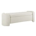 thumbnail image 1 of Nebula Boucle Upholstered Bench, 1 of 7