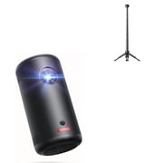 Nebula Capsule 3 GTV Projector, 1080p Smart Mini Projector with Bluetooth, WiFi, Adapter,with Power Bank Tripod
