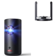 Nebula Capsule 3 Laser Mini Projector with WiFi, 1080p HD, Full HD, DLP, Black,with Gimbal Stand