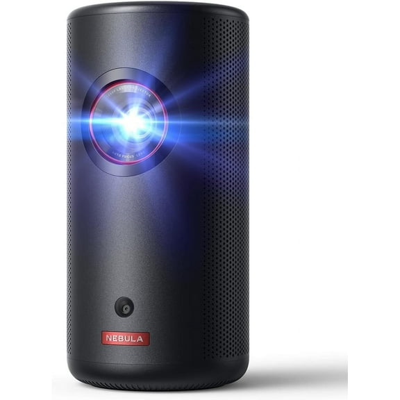 Nebula Capsule 3 Laser Mini Projector with WiFi, 1080p HD, Full HD, DLP, Black