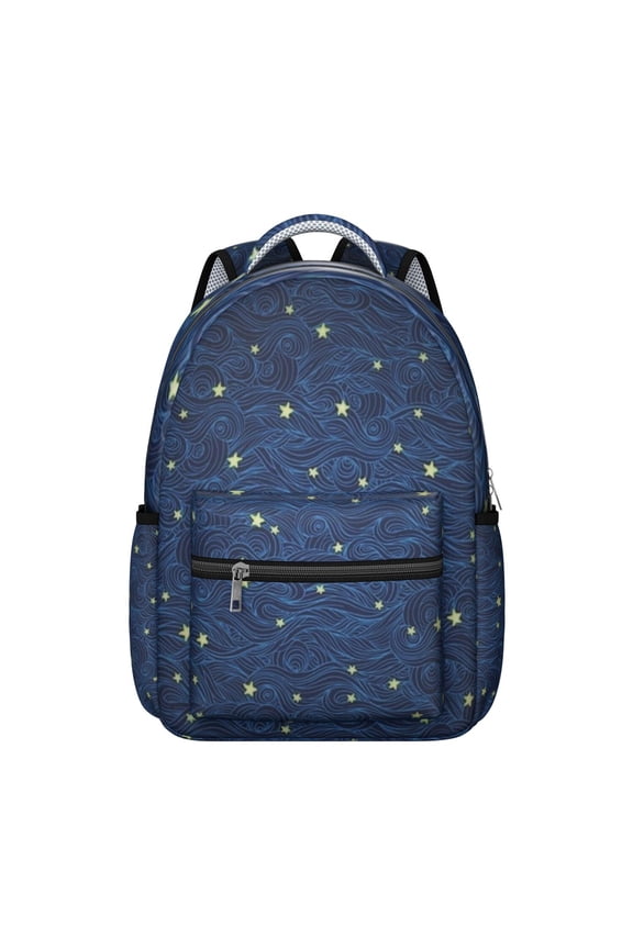 Nebula Cosmic Galaxy Students Backpack Sci-fi Lovers Outer Space Design, Durable and Adjustable Strap School Bag for Students
