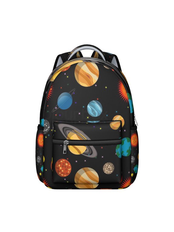 Nebula Cosmic Outer Space Students Backpack Galaxy Celestial Design, Lightweight and Wear-Resistant School Bag for Student and Student