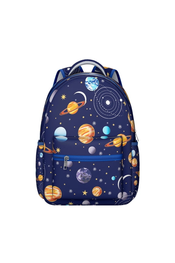 Nebula Cosmic Outer Space Students Backpack Galaxy Celestial Design, Lightweight and Wear-Resistant School Bag for Student and Student
