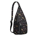 thumbnail image 1 of Nebula Cosmic Sling Backpack&nbsp;- Colorful Galaxy Print Crossbody Bag (Space Exploration Theme, Tear-Resistant), 1 of 4