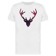 thumbnail image 1 of Nebula Deer Silhouette T-Shirt Men -Image by Shutterstock, Male Small, 1 of 2