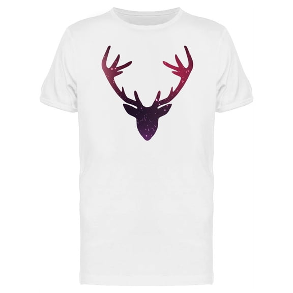 Nebula Deer Silhouette T-Shirt Men -Image by Shutterstock, Male Small