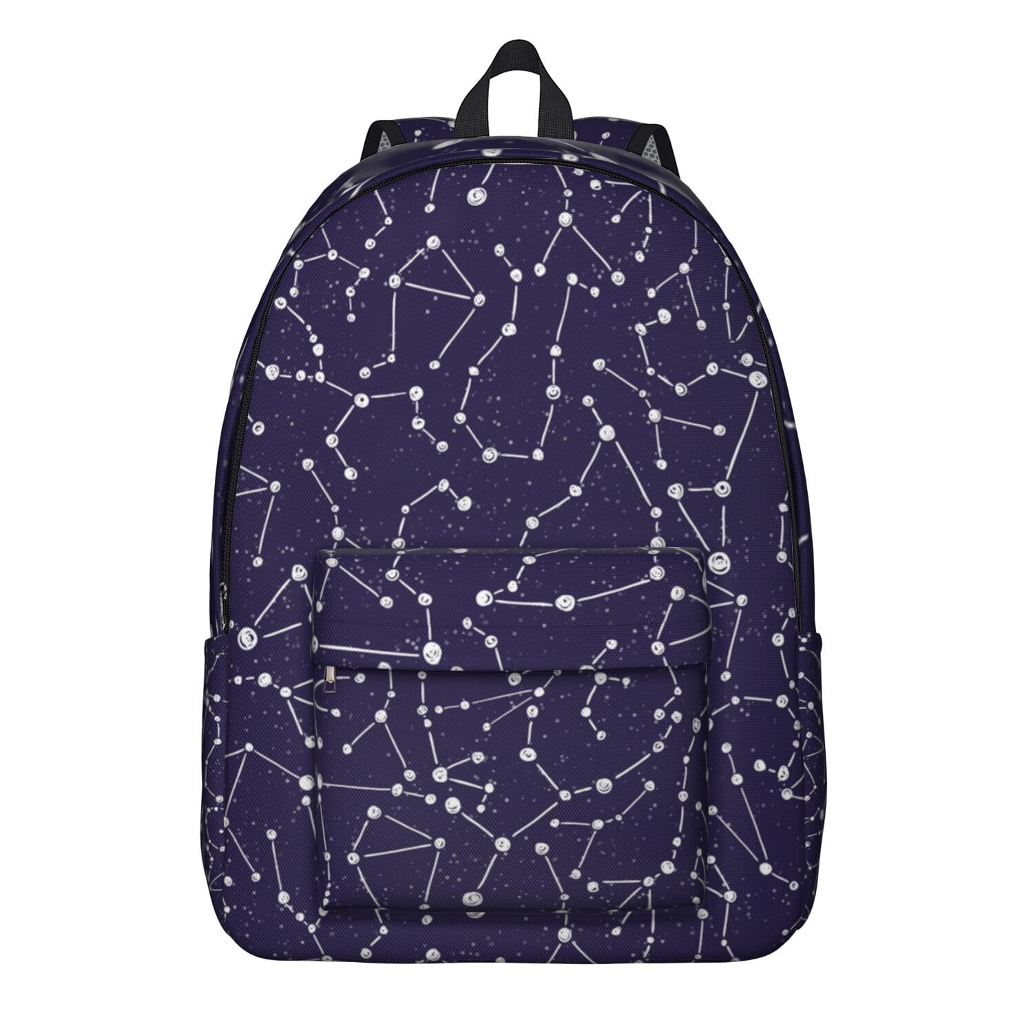 Nebula Galaxy Backpack, Rocket Astronaut Moon and Stars Print Daypack ...