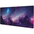 thumbnail image 1 of Nebula Galaxy Extended Large Gaming Mouse Pad Non Slip Rubber Base Mousepad Stitched Edges 31.5 X 11.8 Inch, 1 of 6