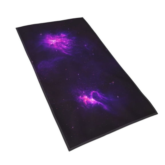 Nebula Galaxy Purple Hand Towel Ultra Soft Bath Towels Kitchen Dish Guest Towel For Spa Gym Home Decor 15.7"X27.5"