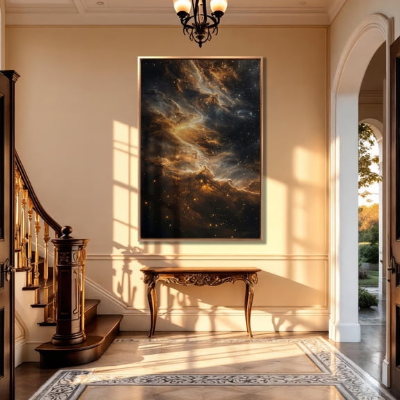 Nebula Poster: Deep Space Wall Art, Unframed Poster Size 8x12