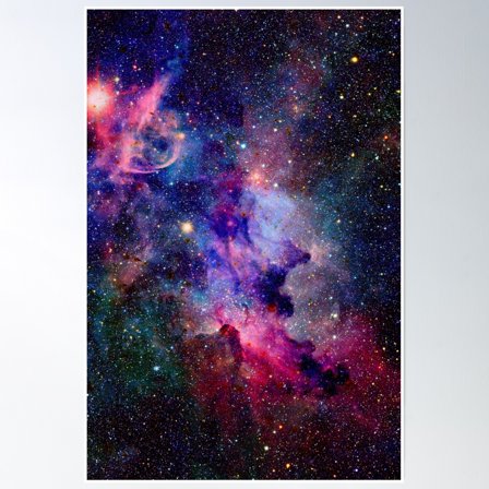 Nebula Poster Wall Art, Modern Wall Decor, 8x12 UNFRAMED