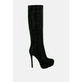 thumbnail image 1 of Nebula Rhinestone Embellished Stiletto Calf Boots, 1 of 11