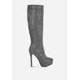 thumbnail image 1 of Nebula Rhinestone Embellished Stiletto Calf Boots, 1 of 11