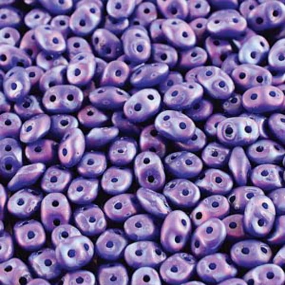 Nebula Royal Blue Matte Superduo Beads DU0533050-85001-TB
