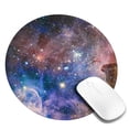 thumbnail image 1 of Nebula Small Round MousePad 7.9x7.9 Inches Non-Slip Rubber Base MousePad for Office Laptop Computer, 1 of 6