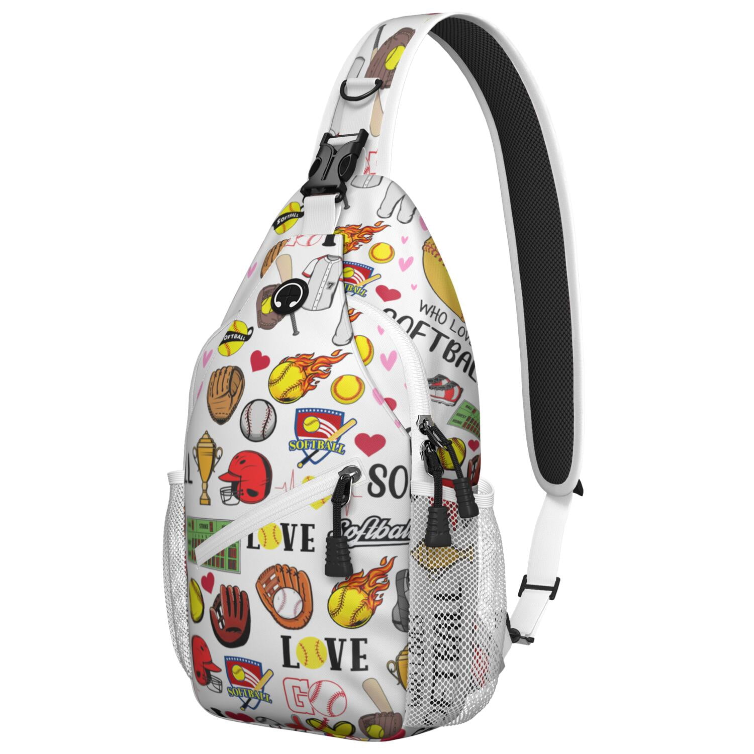 Nebula Themed Crossbody Bag - Lightweight Chest Backpack for Travelers - Versatile & Travel-Ready