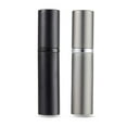thumbnail image 1 of Nebulizer Travel Perfume Spray Bottle, Empty Refillable Cologne Dispenser, Portable Sprayer For Men And Women-Black&Gray, 1 of 5