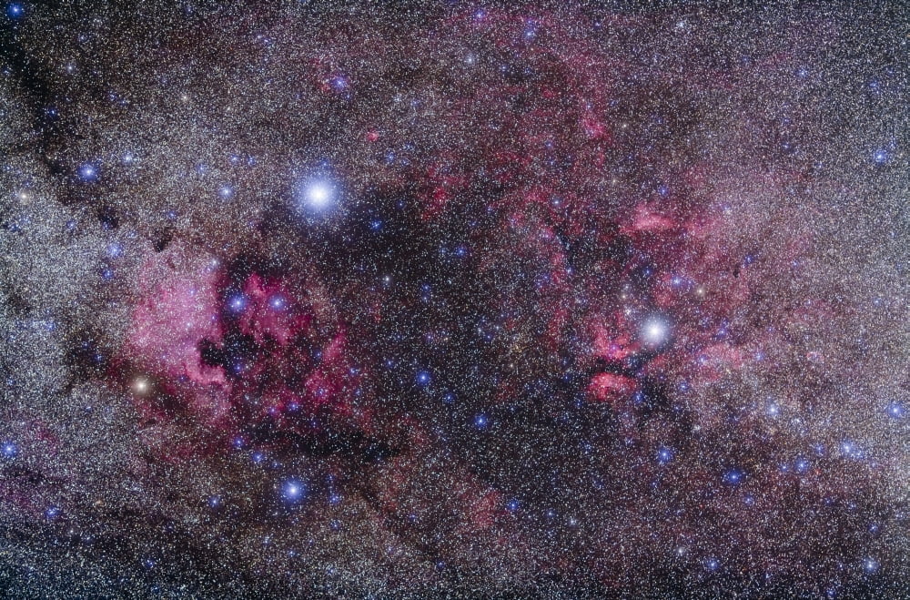 Nebulosity in Cygnus Canvas Art - Alan DyerStocktrek Images (35 x 23)