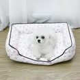 thumbnail image 1 of Nebwoak All Season Pet Bed for Small to Medium Dogs & Cats, Kittens - Soft Breathable Orthopedic with Non-Slip Waterproof Bottom, Quilted Pink, 1 of 6
