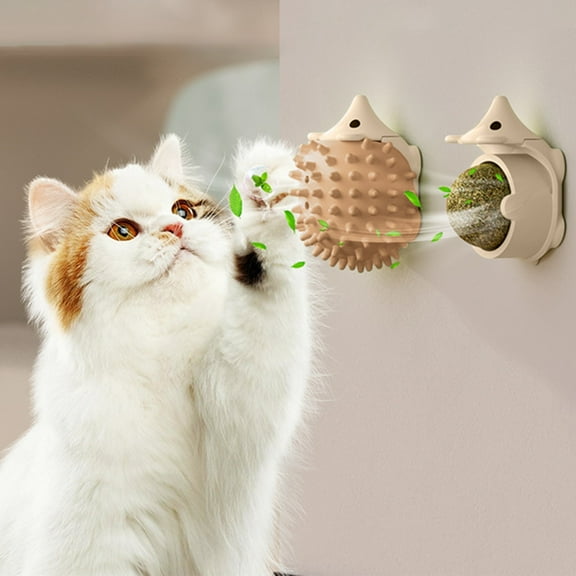 Nebwoak Cat Toys,Cats Teeth Grinders,Pet Rubbers,Catnip Ball Toys for Cats and Dogs