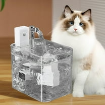 Nebwoak Cat Water Fountain, Filtered Quiet Automatic - No Wet Mouth, Easy to Clean for Busy Owners & Cats