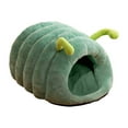 thumbnail image 1 of Nebwoak Caterpillar Winter Warm Pet Bed - Semi-Enclosed Cave Design, Soft Breathable Material, Non-Slip Bottom, Cute Calming Bed for Cats & Small Dogs, Indoor All-Season, 1 of 1