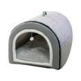 thumbnail image 1 of Nebwoak Convertible Indoor Pet House for Small Dogs & Cats - Removable Washable Mat, Non-Slip Bottom, All-Weather Sturdy Design, Cozy Foam Cushion, Modern Decor-Friendly, 1 of 2