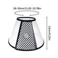 thumbnail image 1 of Nebwoak Eco-Friendly Pet Protective Collar for Dogs & Cats - Universal Anti-Licking Anti-Biting Cone Collar, Soft Flexible Head Shield with Decorative Design, Multiple Sizes, 1 of 1