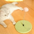 thumbnail image 1 of Nebwoak Cat Creeper,Teaser Cat Stick,Bite-Resistant Spring Ball Toys,Wood, 1 of 6