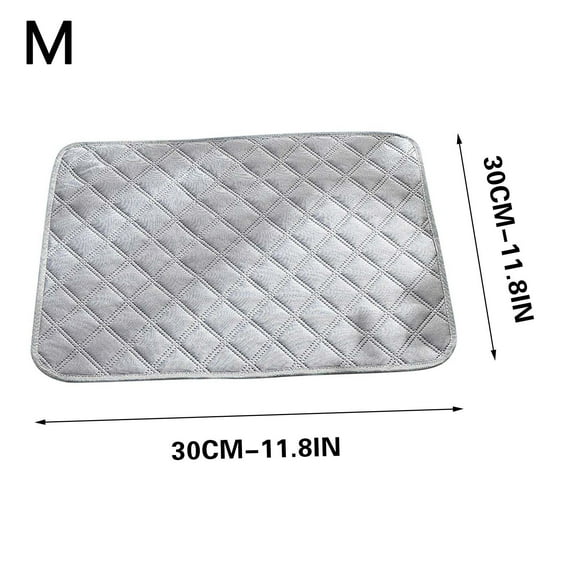 Nebwoak Machine Washable Non-Slip Pet Pee Pad for Dogs & Cats – 12x12 Inch Super Absorbent Stain Resistant Reusable Training Mat, Sofa & Crate Protector