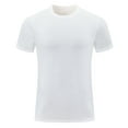 thumbnail image 1 of EWASWON Men's Basic Crew Neck T-Shirts Pack - Soft Everyday Casual Short Sleeve Tees,White,Size 3XL, 1 of 4