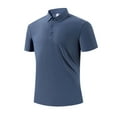 thumbnail image 1 of EWASWON Men's Classic Polo Shirts Short Sleeve Casual & Business Summer T-Shirts, Moisture-Wicking, Wrinkle-Resistant, Multipack Options,Blue,Size 3XL, 1 of 9