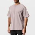 thumbnail image 1 of EWASWON Men's Short Sleeve Crew Neck T-Shirts - Cotton Casual Relaxed Fit Summer Basic Tees,Rose Gold,Size S, 1 of 7