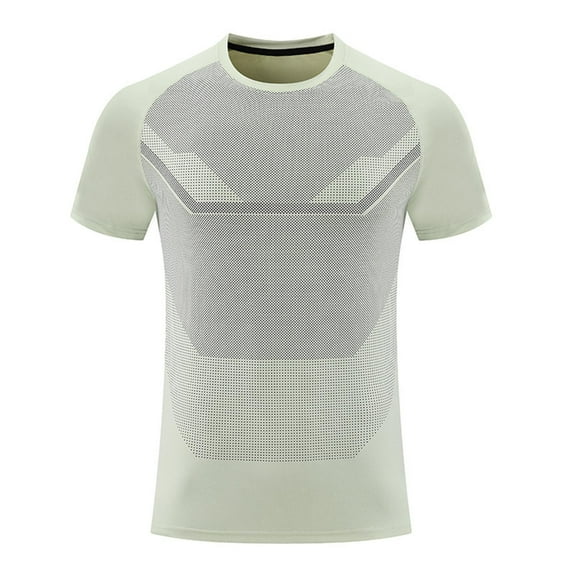 EWASWON Men's Slim Fit Quick-Dry T-Shirts for Gym & Daily Wear – Lightweight Breathable Mesh Fabric, Solid Colors,Army Green,Size M