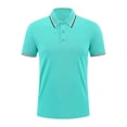 thumbnail image 1 of Nebwoak Mens Slim Fit Polo Shirts- Casual Summer Short Sleeve Fashion T Shirts Green Size 4XL, 1 of 1