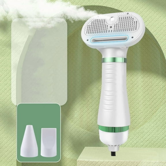 Nebwoak Pet Hair Dryer Brush with Spray - 600W High-Power for Dogs & Cats, Deshedding, No-Rinse Mist, Safe Overheat Protection, USB Rechargeable - Long/Short Hair Grooming