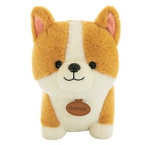 Nebwoak Plush Toys for Girls in Stock 2-6 Years Cute Corgi Dog Doll Toy Girl Sleeping in Bed with Doll Cute Home Decoration