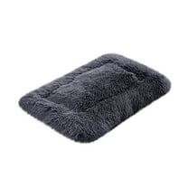 Nebwoak Round Cat Bed Warm Dog Bed Mat Soft Pet Blankets Sleep Pad for Cats Winter Warm Mats Pad Washable Kennel Bed for Small Dogs